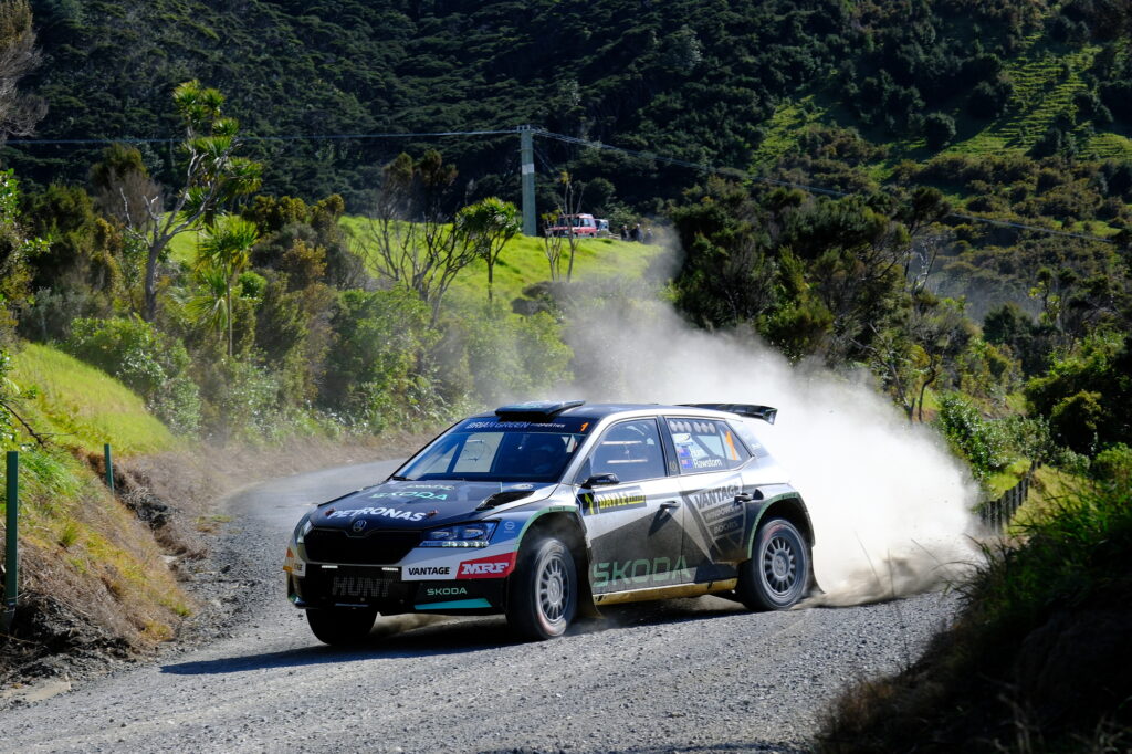 Hunt holds off Stokes for third win